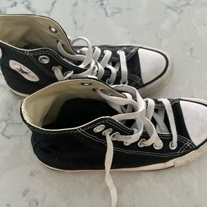 Converse High Tops Black size 5.5 w/ 3.5 m